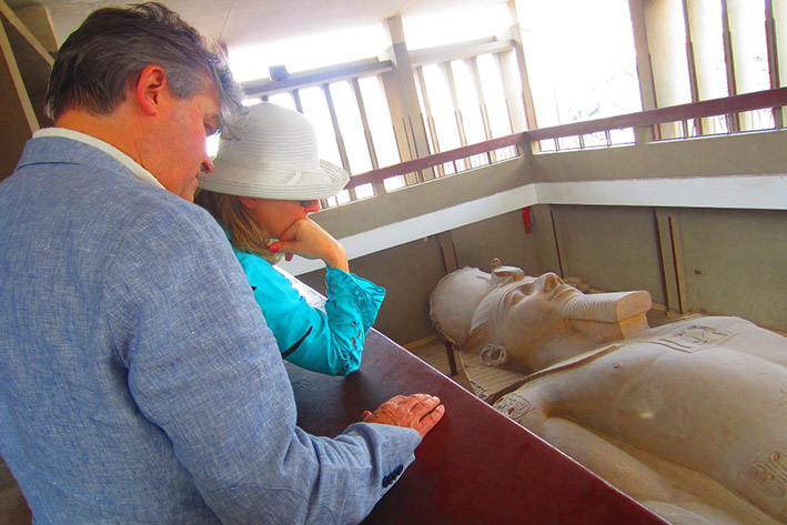 TRAVELLING AROUND EGYPT WITH THE REAL LORD OF DOWNTON ABBEY
