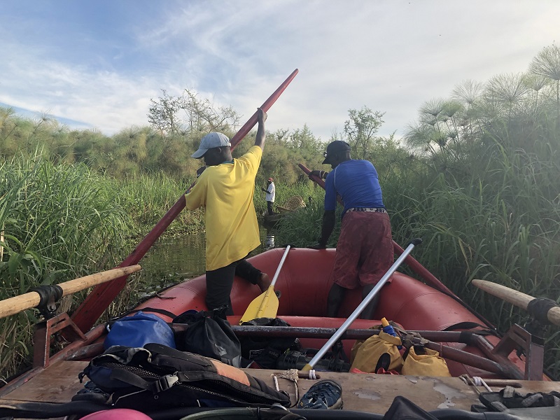 Paddling The Nile